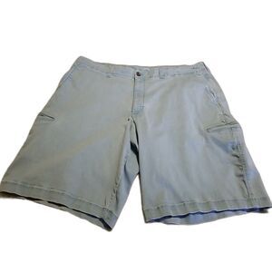 Tommy Bahama Shorts Mens 40 Teal Blue Chino Tencel Flat Front Pockets Summer